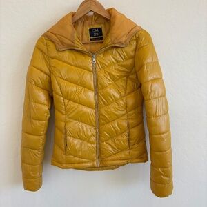 C&A puffer jacket yellow, Size XS